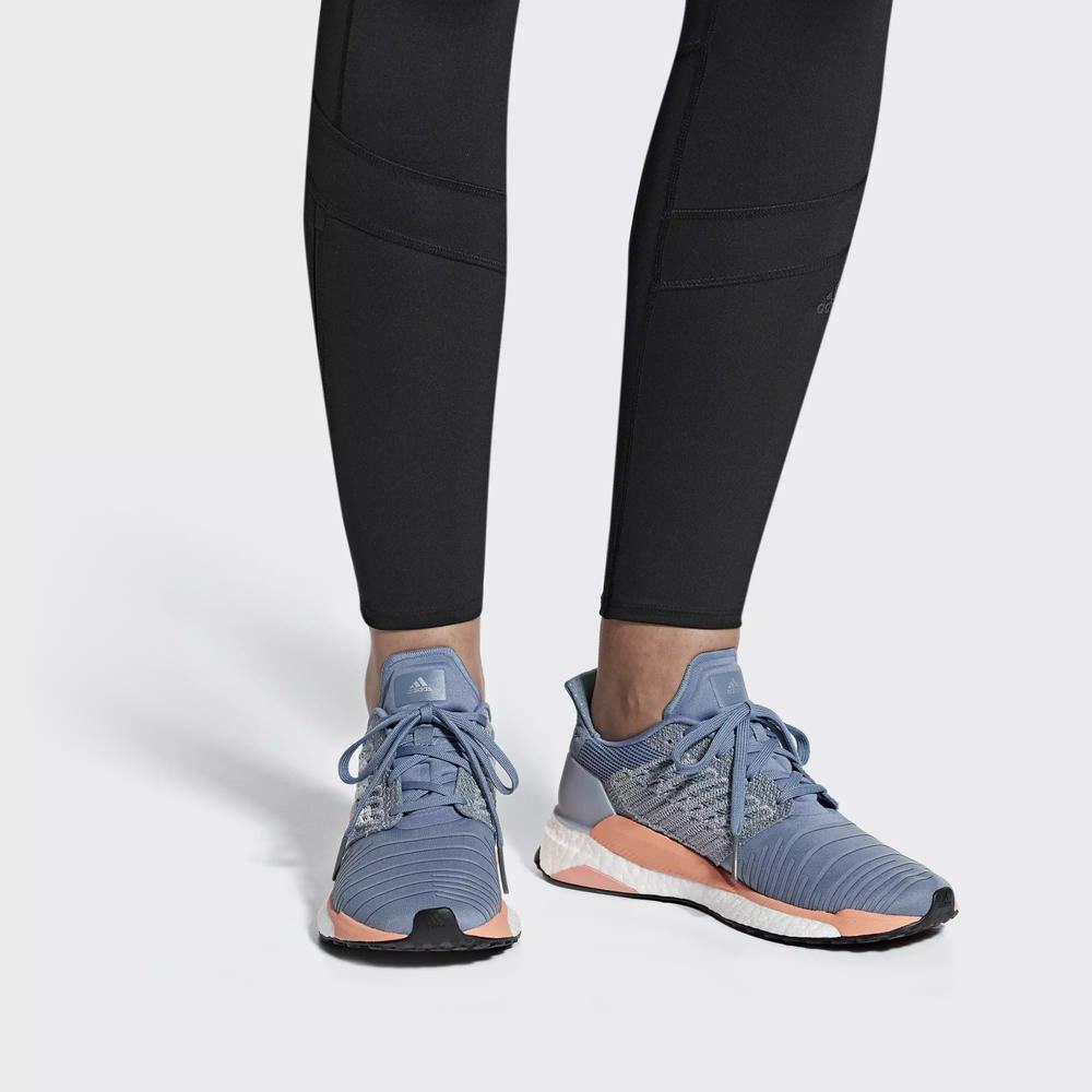 Adidas Solar Boost Tenis Para Correr Azules Para Mujer (MX-72056)
